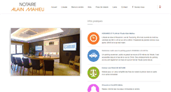 Desktop Screenshot of notairemahieu.be